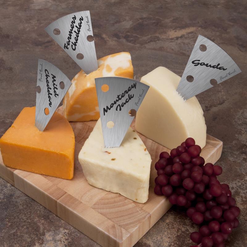 Final Touch Silver Plastic/Stainless Steel Cheese Marker Set