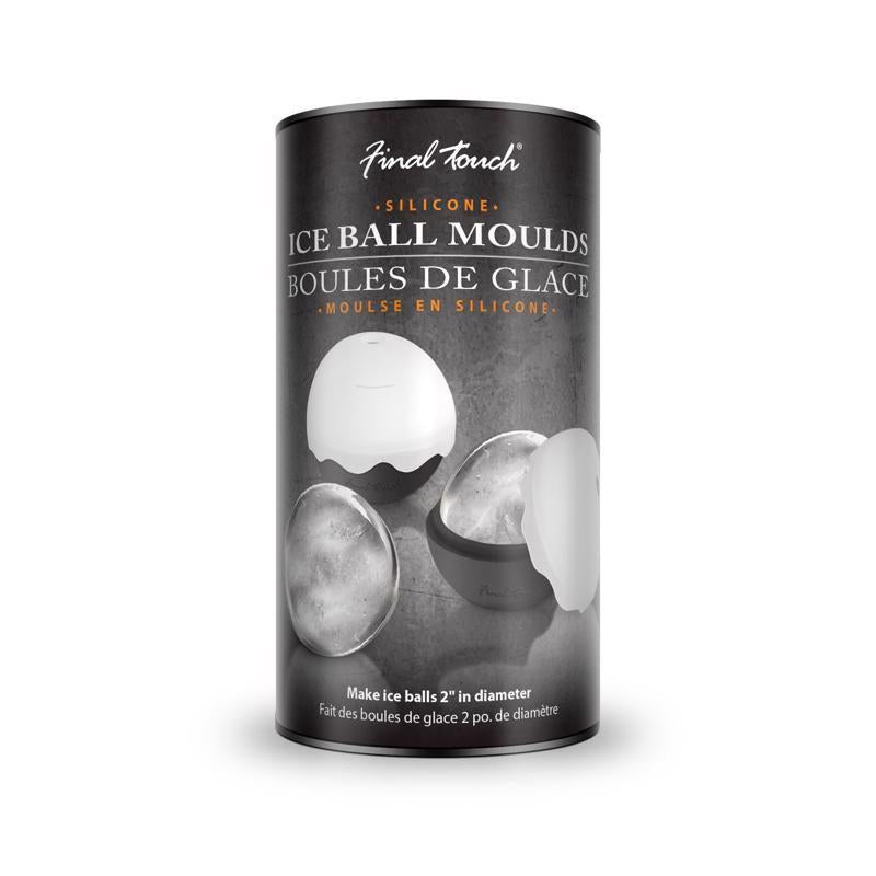 Final Touch Black/Clear Silicone Ice Mold