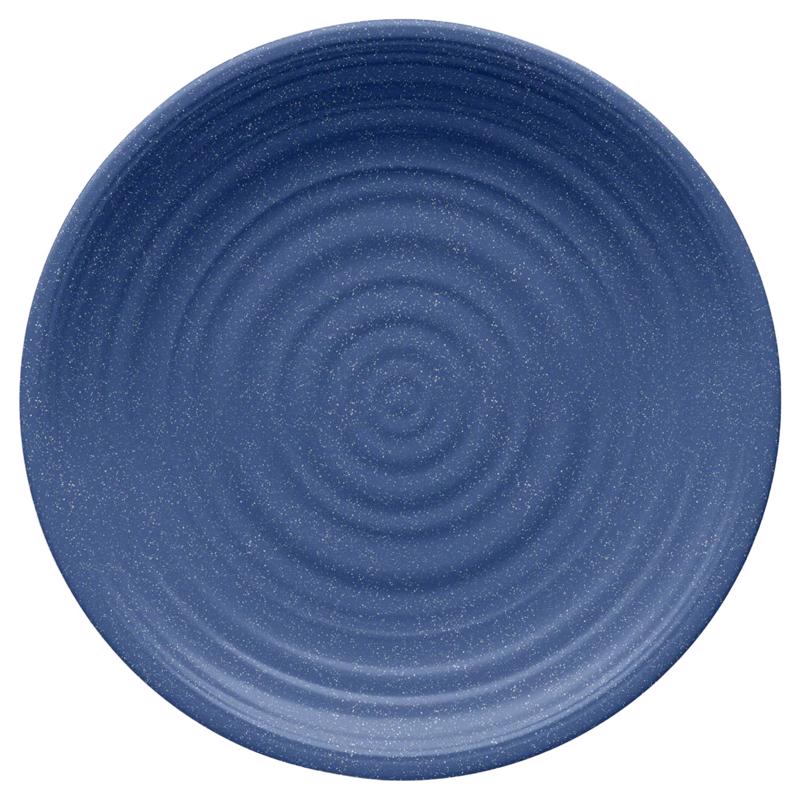 TarHong Blue Bamboo/Fiber Artisan Dinner Plate 1 each