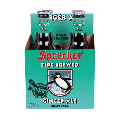 Sprecher Ginger Ale Ginger Ale Soda 16 oz 1 pk, Pack of 24