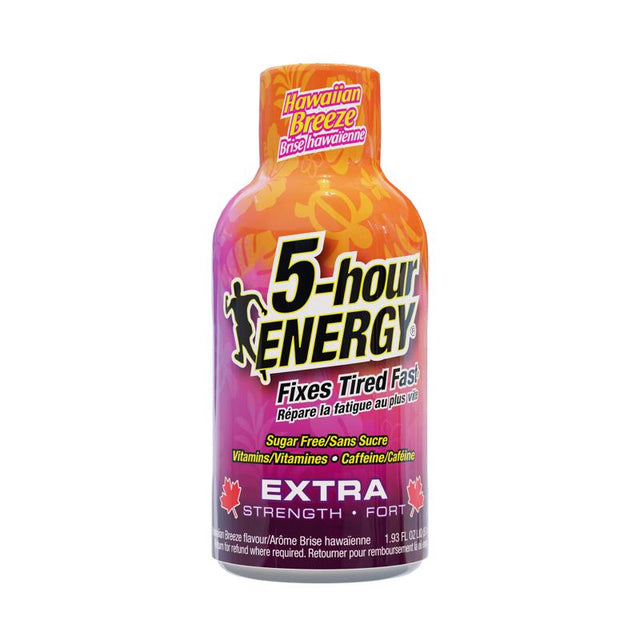 5-hour Energy Hawaiian Breeze Sugar Free Hawaiian Breeze Energy Shot 1.93 oz, Pack of 12