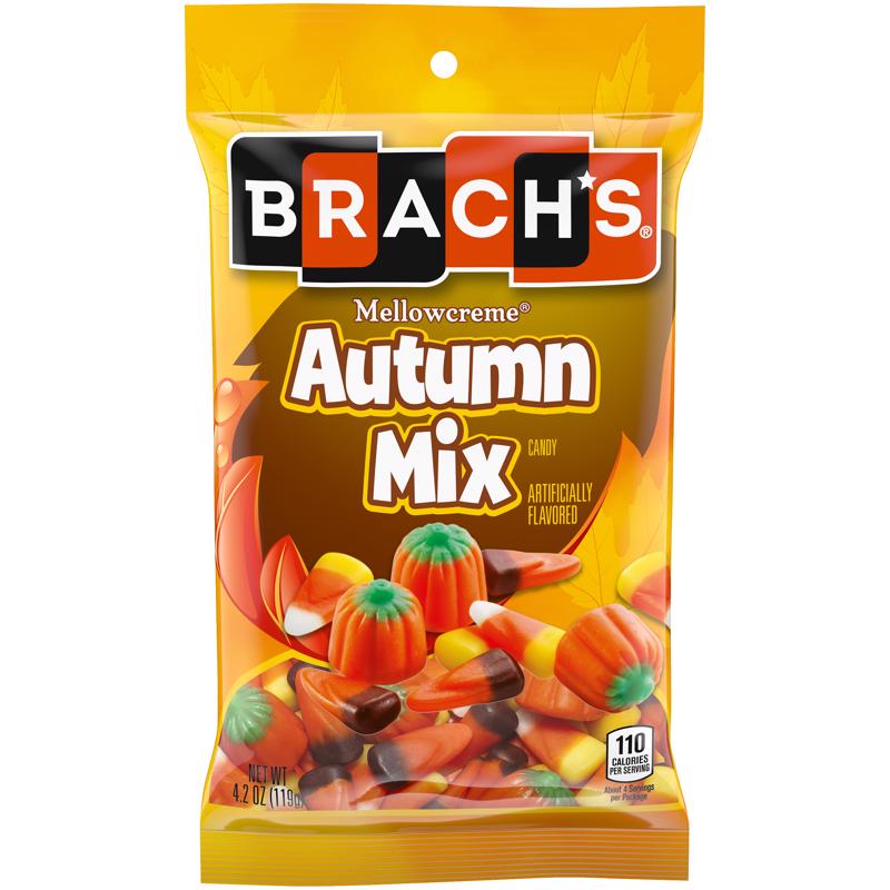 Brach's Mellowcreme Autumn Mix Candy Corn 4.2 oz, Pack of 18