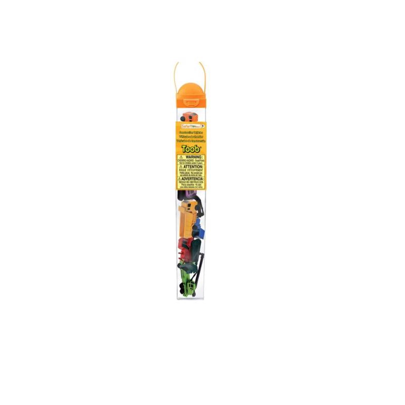 Safari Ltd. Toobs Construction Vehicles Multicolor 6 pc