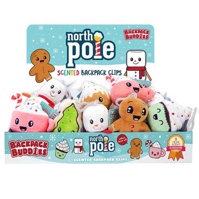 Scentco Backpack Buddies Scented Backpack Clip Assorted, Pack of 36