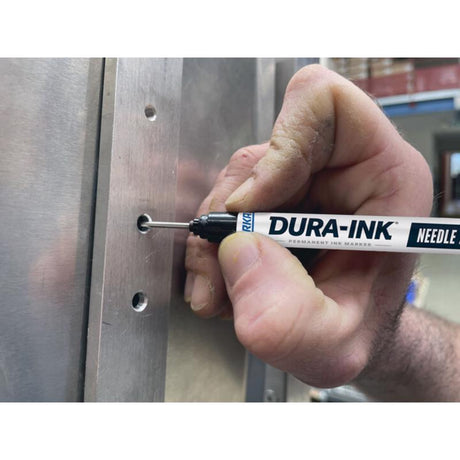 Markal Dura-ink Black Needle Nose Permanent Marker 1 pk, Pack of 6