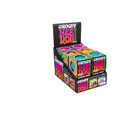 Schylling NeeDoh Groovy Shroom Fidget Toy Assorted, Pack of 12