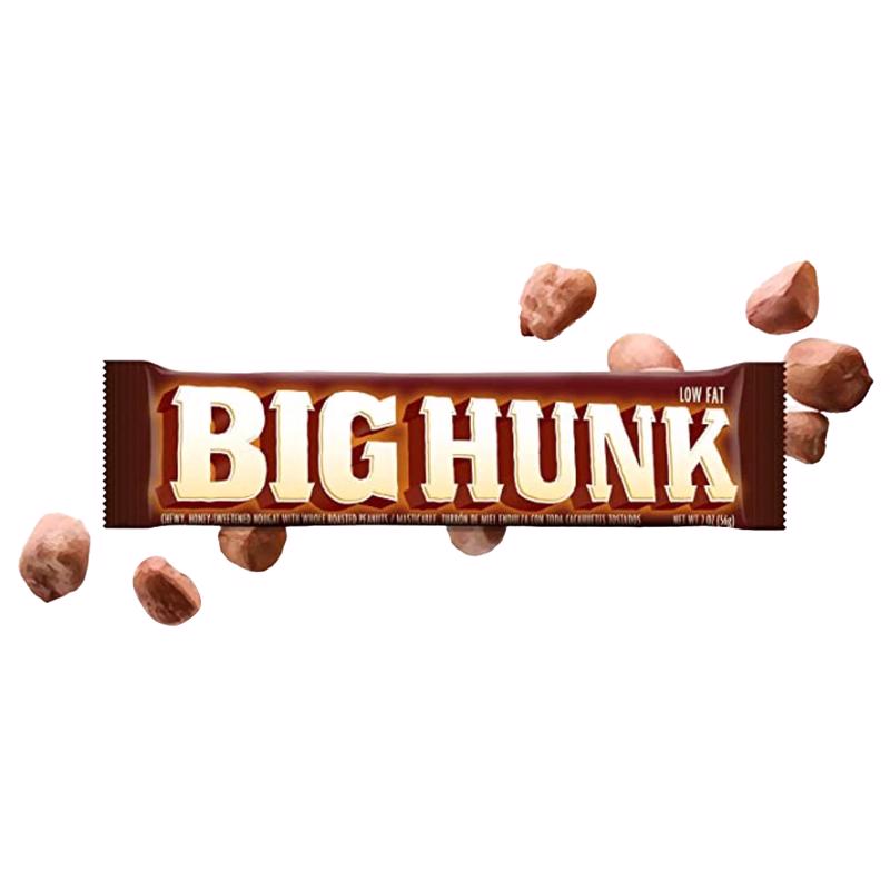 Annabelle's Big Hunk Whole Roasted Peanuts Candy Bar 1.8 oz, Pack of 24