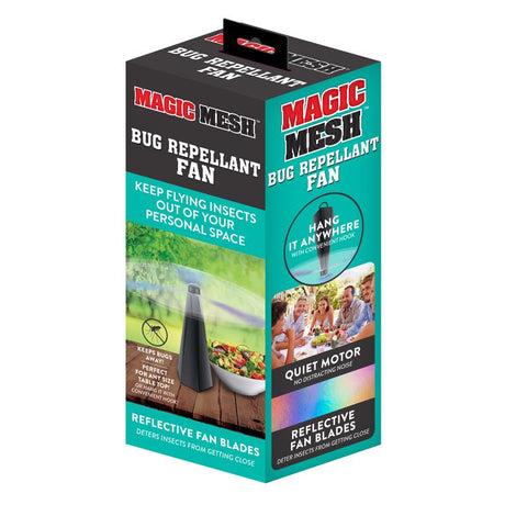 Magic Mesh Insect Repeller Bug Repellant Fan Plastic 1 pk