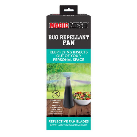 Magic Mesh Insect Repeller Bug Repellant Fan Plastic 1 pk
