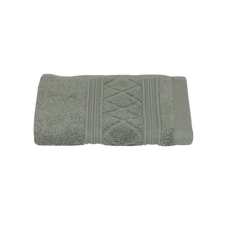 Sttelli Radiance Limestone Cotton Washcloth 1 pc, Pack of 6