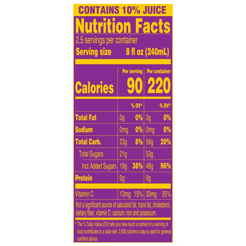 AriZona Fruit Punch Beverage 20 oz 1 pk, Pack of 24