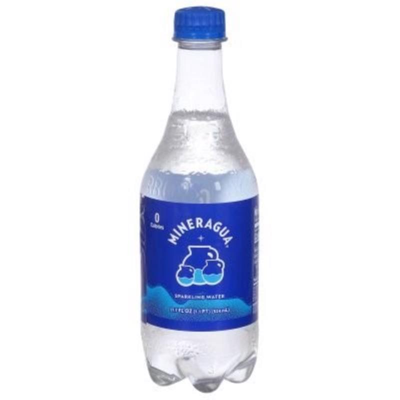 Mineragua Sparkling Spring Water 17.7 oz 1 pk, Pack of 24