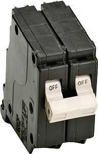 Cutler-Hammer CH260 Circuit Breaker, Mini, Type CH, 60 A, 2 -Pole, 120/240 V, Instantaneous Trip, Plug Mounting