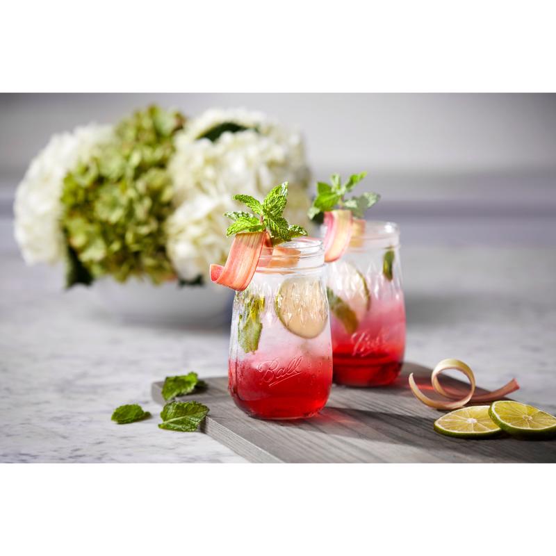 Ball Regular Mouth Tapered Mason Jar 16 oz 4 pk