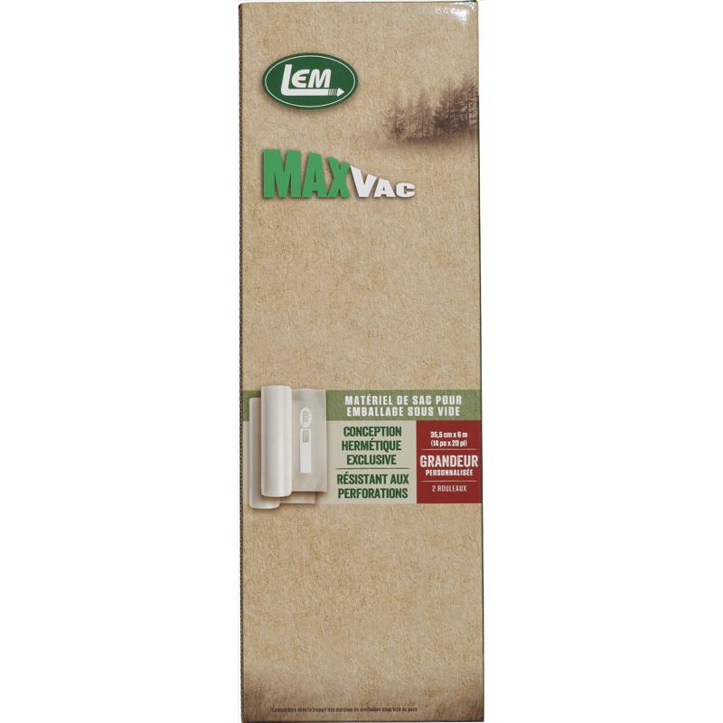 LEM MaxVac Clear Vacuum Sealer Rolls and Bags 1 pk