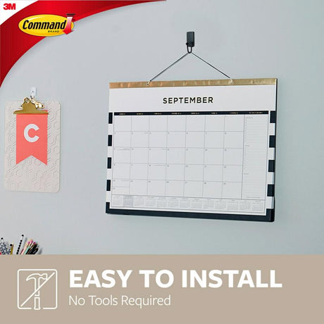 3M Command Small Plastic Hook 1 in. L 2 pk