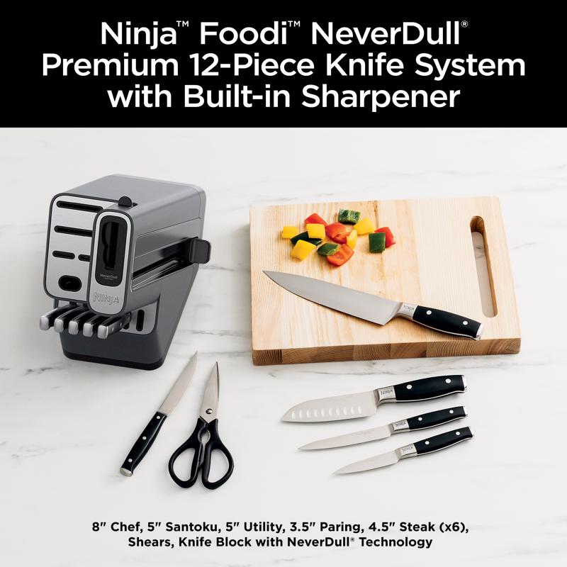 Ninja NeverDull Steel Block Knife Set 12 pc
