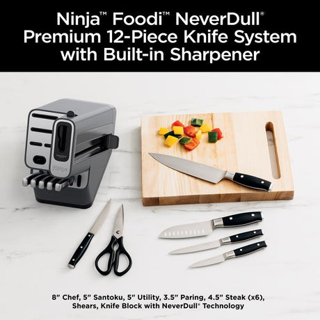 Ninja NeverDull Steel Block Knife Set 12 pc