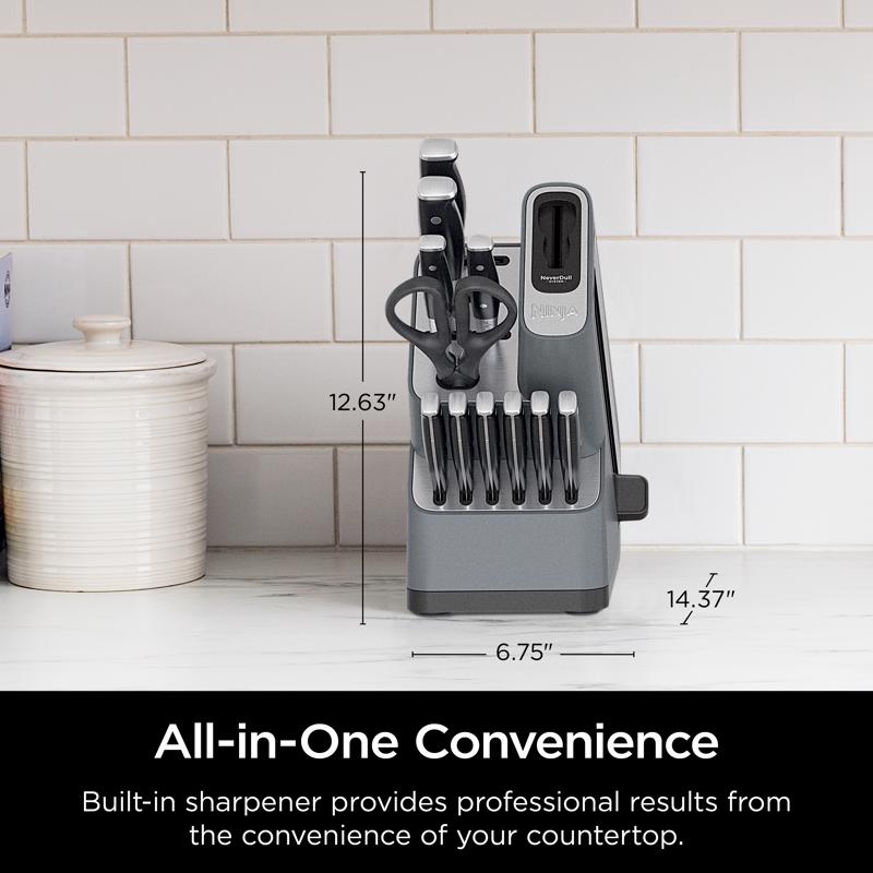 Ninja NeverDull Steel Block Knife Set 12 pc