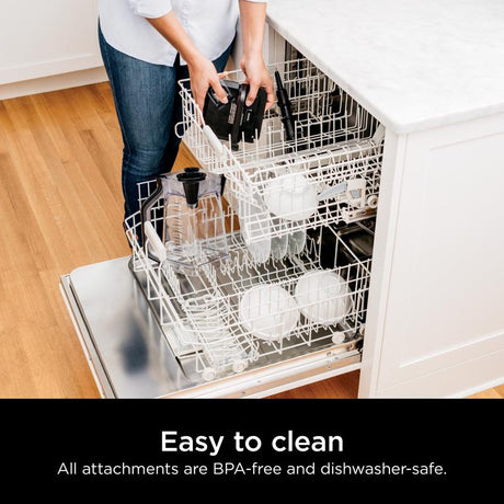 Ninja Black Metal/Plastic Blender 72 oz 3 speed