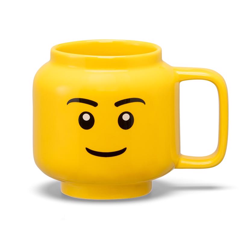 LEGO Licensed LEGO Licensed Mug Ceramic Yellow Yellow, Pack of 8