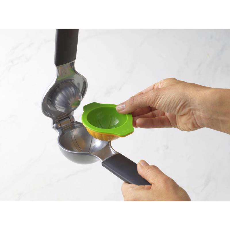 Good Cook Touch Black/Silver Aluminum Citrus Squeezer