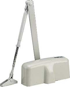 ProSource C103-BH-SA-IV Door Closer, Automatic, Aluminum, Ivory, 140 lb, 150 x 19 mm Mounting Hole Distance