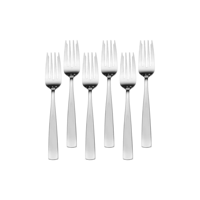 Pfaltzgraff Silver Stainless Steel Danford Salad Fork 6 pc, Pack of 6