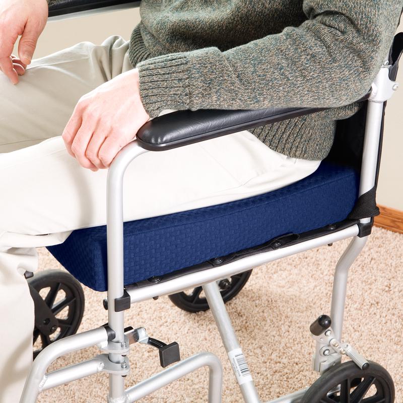 Carex Health Brands Navy Chair/Seat Cushion 1 pk