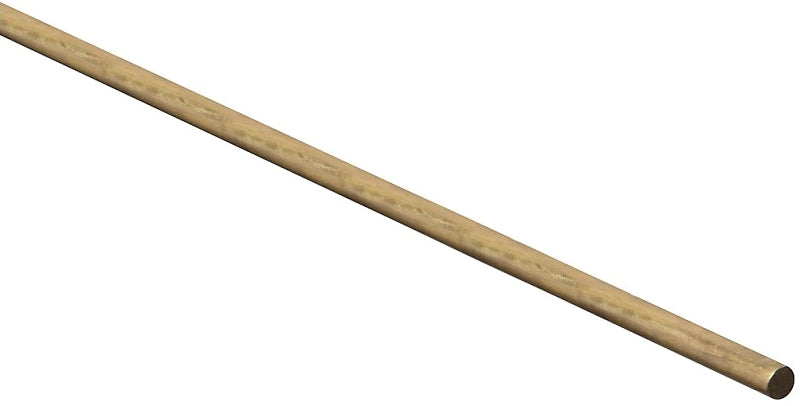National Hardware N215-236 Rod, 3/16 in Dia, 36 in L, Brass
