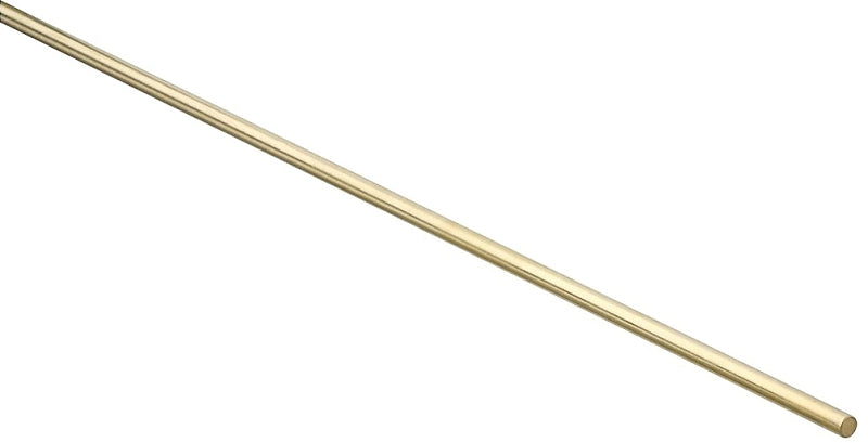 National Hardware N215-244 Rod, 1/4 in Dia, 36 in L, Brass