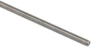 National Hardware 4002BC Series N218-230 Threaded Rod, 3/8-16 in Thread, 36 in L, Coarse Grade, Stainless Steel