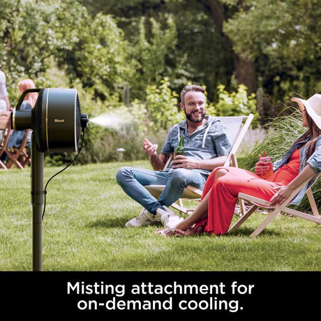 Shark FlexBreeze 37 in. H Oscillating Fan W/InstaCool Mist Attachment Remote Control