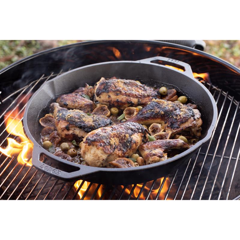 Lodge Cast Iron Fry Pan 13 in. Black