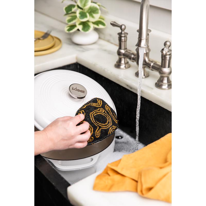 Lodge Non-Scratch Scrubbing Cloths For Cast Iron 6.5 in. L 2 pk