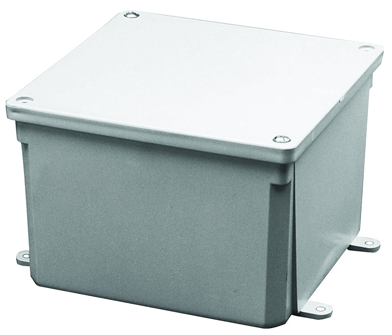 Carlon E989NNJ-CAR Molded Junction Box, PVC, Surface