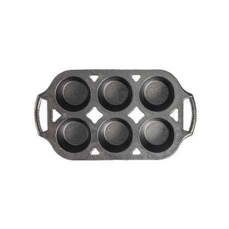 Lodge 7 in. W X 13 in. L Muffin Pan Gray 1 pc