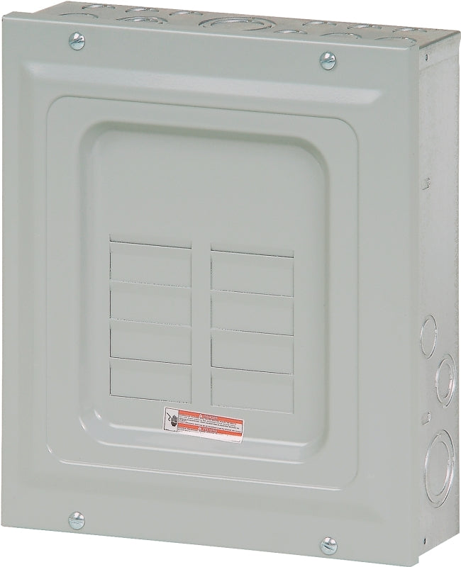 Cutler-Hammer BR Series BR612L125SP Load Center, 125 A, 6-Space, 12-Circuit, Main Lug, NEMA 1 Enclosure, Surface