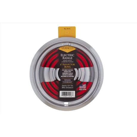 Stanco Steel Reflector Bowl 6 in. W, Pack of 6