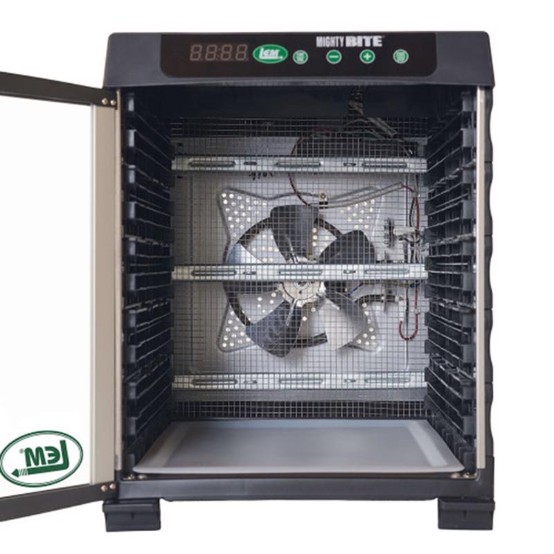 LEM Mighty Bite Black/Silver 10 sq ft Food Dehydrator