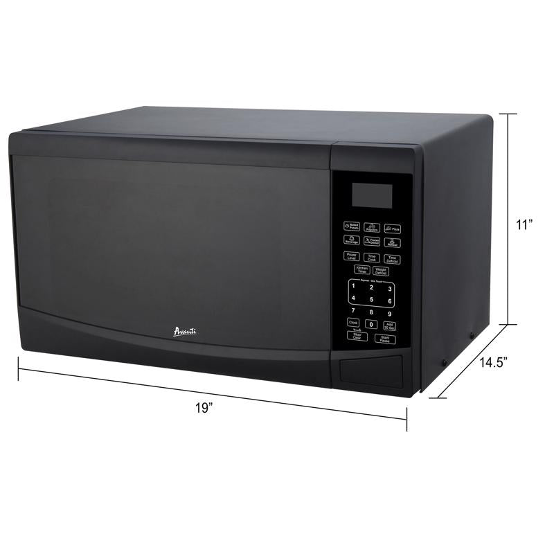 Avanti 0.9 cu ft Black Microwave 900 W