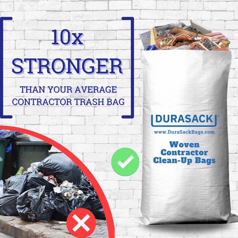 DuraSack 40 gal Contractor Bags Open 16 pk