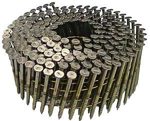 ProFIT 0634171 Series Framing Nail, Wire Weld Collation, 3 in L, 11 Gauge, Steel, Galvanized, Round Head, Ring Shank