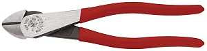 Klein Tools D228-8 Diagonal Cutting Plier, 8-1/16 in OAL, 1-3/16 in Cutting Capacity, Red Handle, Pistol-Grip Handle