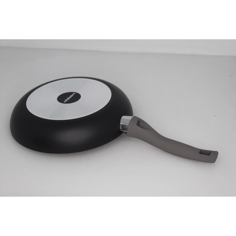 Imusa Mirro Ceramic Coated Aluminum Fry Pan 12 in. Black