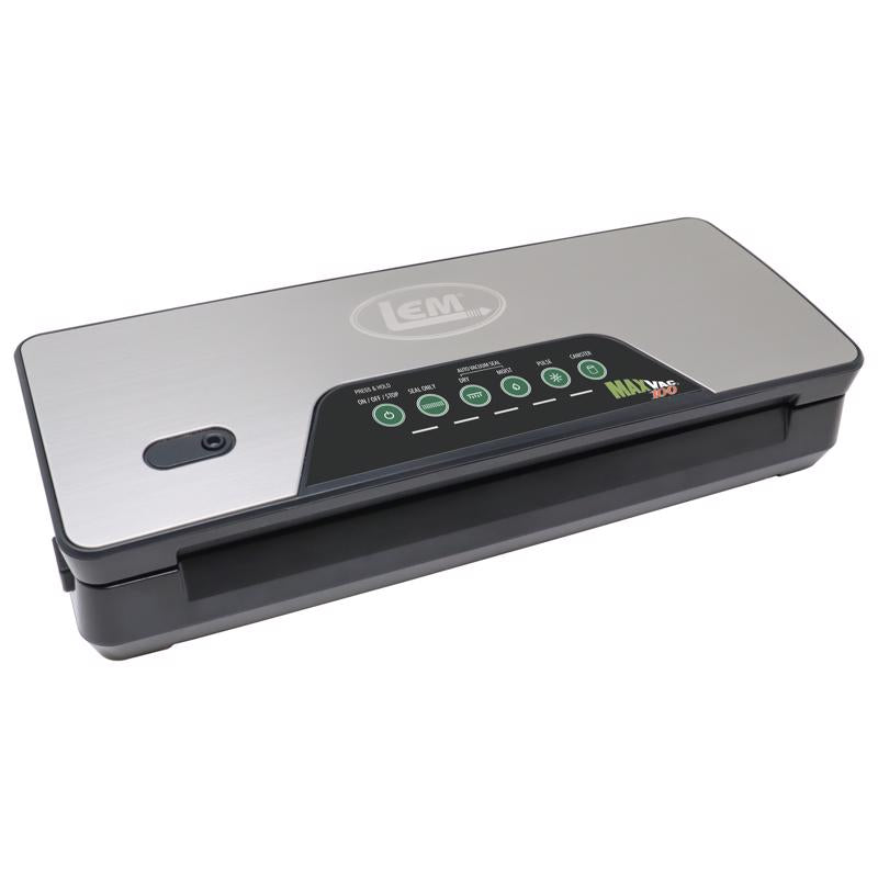 LEM Products Max Vac Black/Silver Food Vacuum Sealer