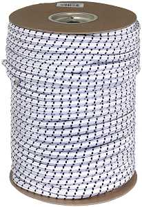 Keeper 06175 Bungee Cord, 3/8 in Dia, 300 ft L, Rubber