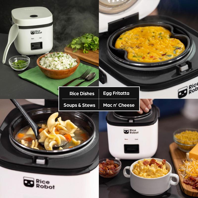 Rice Robot White 4.5 cups Rice Cooker
