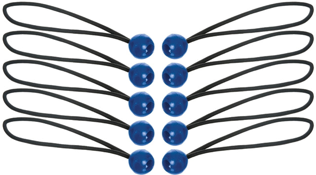 Keeper 06344 Bungee Cord, 5/32 in Dia, 12 in L, Rubber, Toggle Ball End