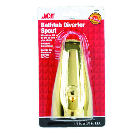 Ace Polished Brass Tub Spout